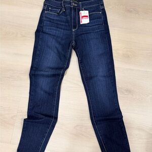 PAIGE Dark Blue Skinny Jeans